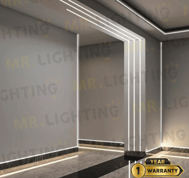 Éclairage Profilé LED Recessed 5020 NOIR