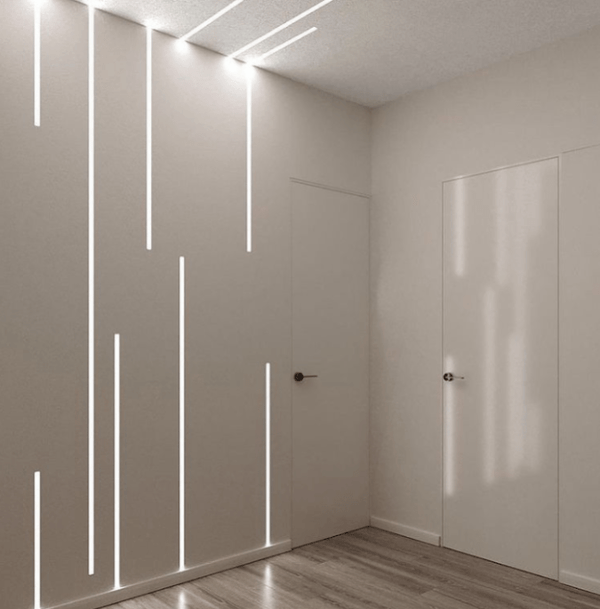 Éclairage Profilé LED 1313 RECESSED GRIS