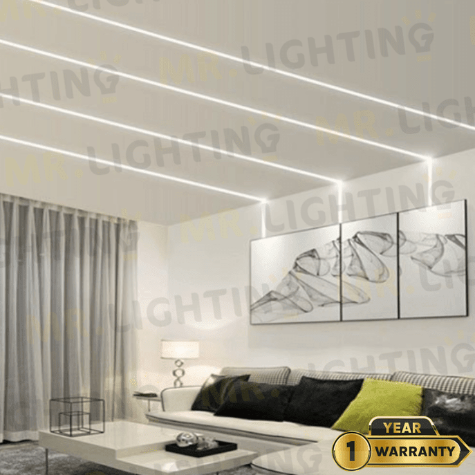 Éclairage Profilé LED 1313 RECESSED GRIS