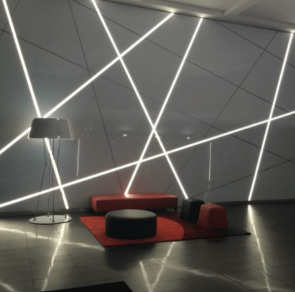 Éclairage Profilé LED 2013 RECESSED NOIR