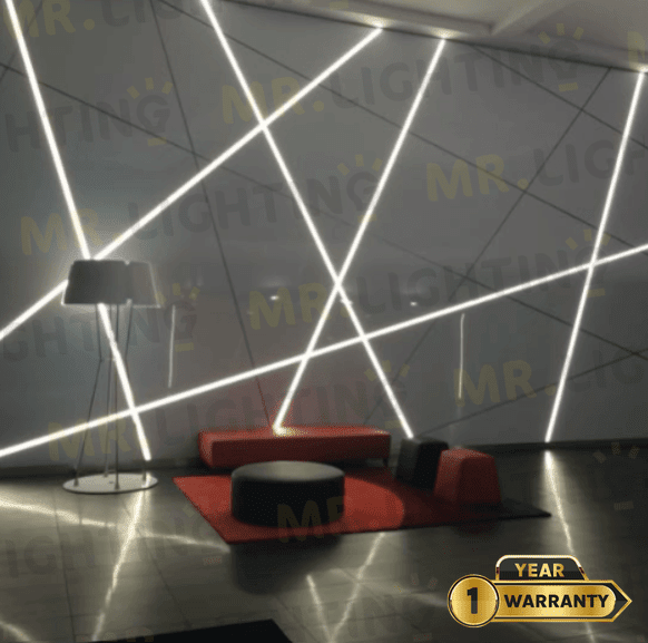 Éclairage Profilé LED Recessed 5020 GRIS