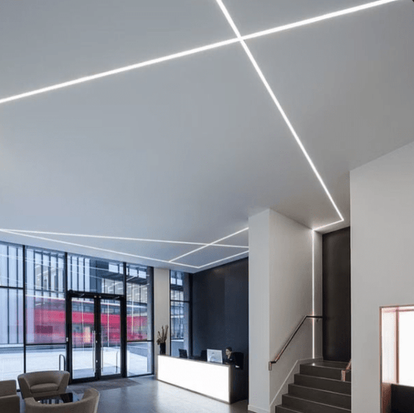 Éclairage Profilé LED 4020 RECESSED NOIR