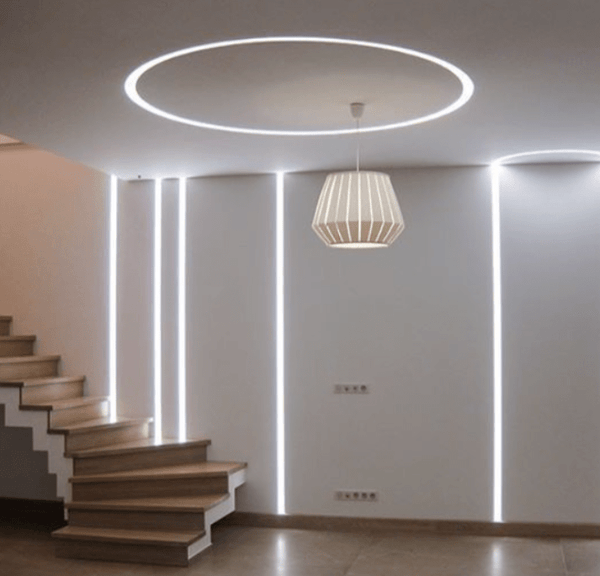 Éclairage Profilé LED 4020 RECESSED GRIS