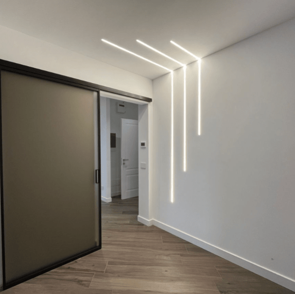Éclairage Profilé LED Recessed 5020 GRIS