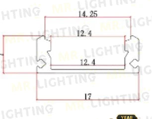 Profilé LED 1707 Surface