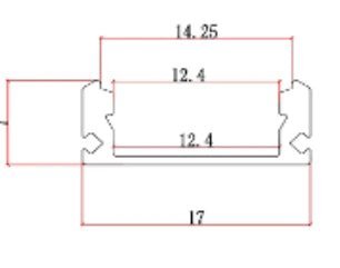 Profilé LED 1707 Surface