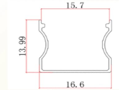 Profilé LED 1714 Surface