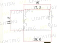 Profilé LED 2015 Surfa﻿ce