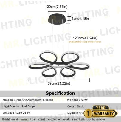 Suspension VOLTA - MRLIGHTING.MA